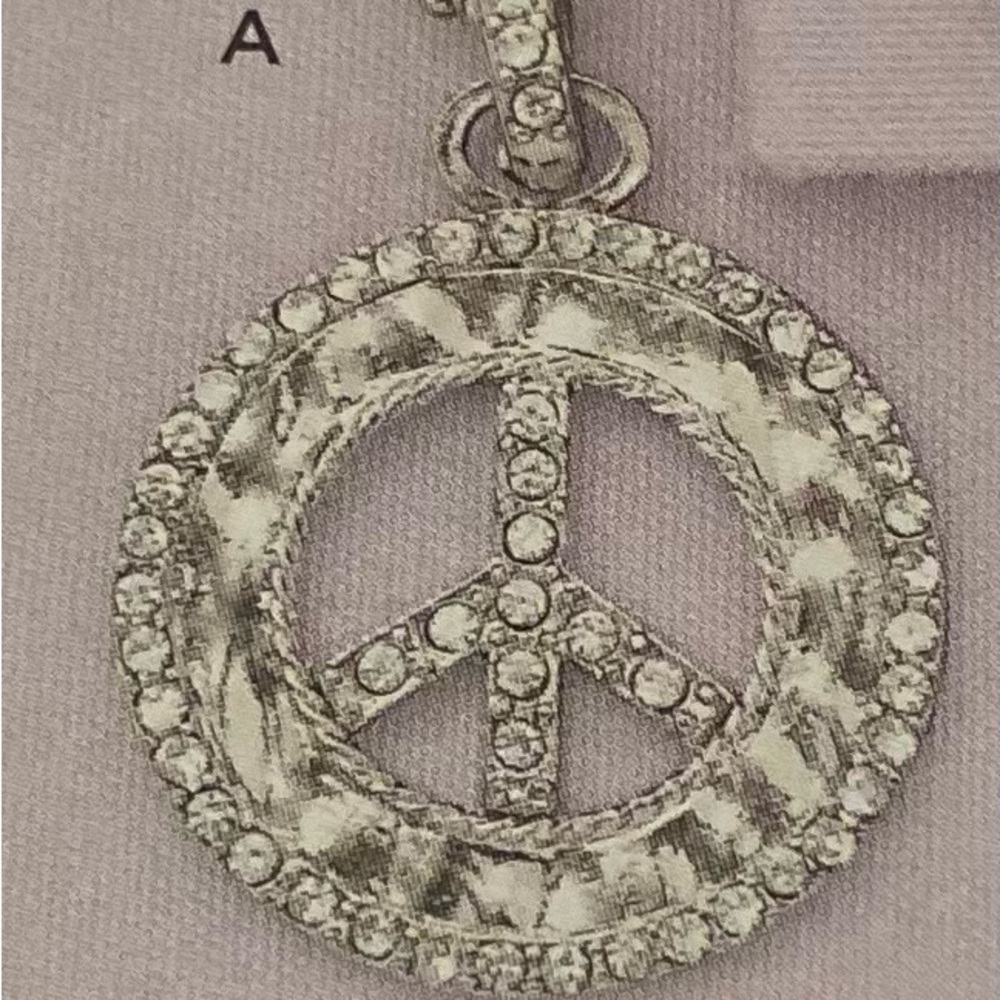 Lia Sophia "PEACE" Necklace - Picture 3 of 7